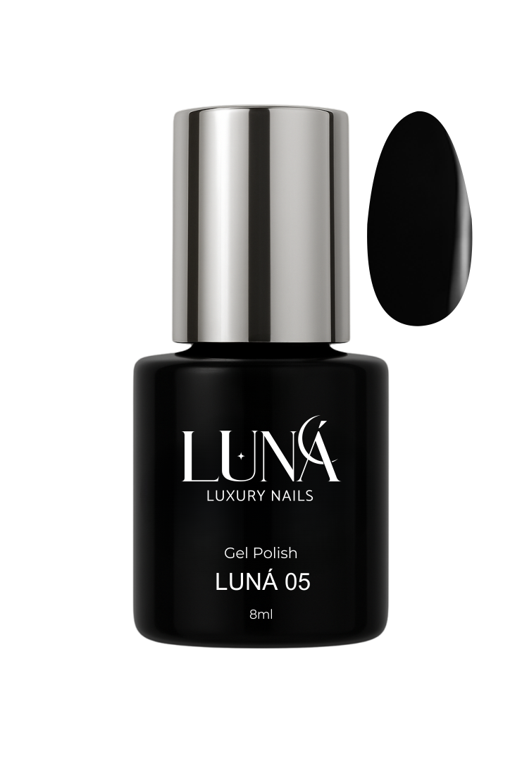 Luná Gel Polish - Luná 05 Extra Black 8ml