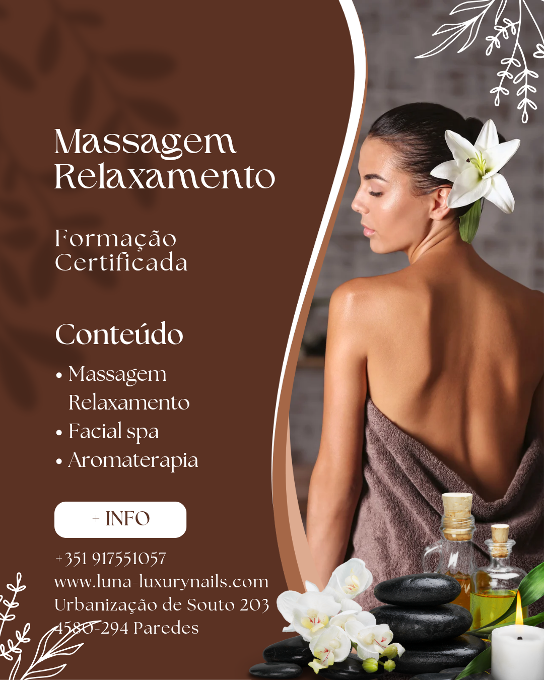 Formação Massagem de Relaxamento